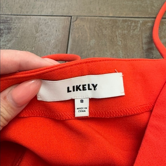 Likely Red Ruffle Cocktail Dress - Picture 2 of 10